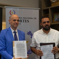 Acto de firma de convenio marco