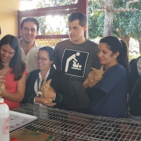 Estudiantes de Veterinaria realizan prácticas de Cunicultura