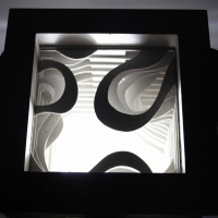 Tema: objeto luminoso tridimensional | Docente: Aníbal Cristaldo | Alumno: Juan Carlos Ávila | Comunicación Visual II: Diseño Bi/Tri-dimensional | Año 2016