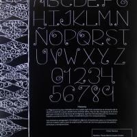 Tema: Tipografia creada en 2018 | Docente: Edgar Amado | Alumna: Paula Marina Duarte Ávalos | Lenguaje Visual VI: Tipografía II | Año 2018