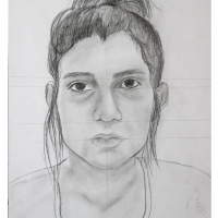 Tema: retrato | Docente: Lidia Sánchez | Alumna: Jerusa Jemima Villalba | Lenguaje Visual II: Ilustración I | Año 2016