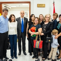Inauguración de la Biblioteca Dr. Roberto Elias Canese