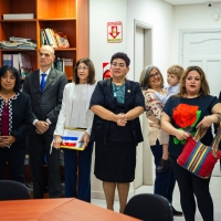 Inauguración de la Biblioteca Dr. Roberto Elias Canese