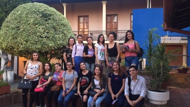 Estudiantes de la carrera de Turismo y Hotelería participaron de la Noche de los Museos