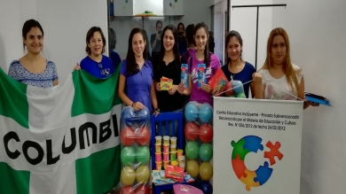 Entrega de útiles a niños/as con necesidades especiales