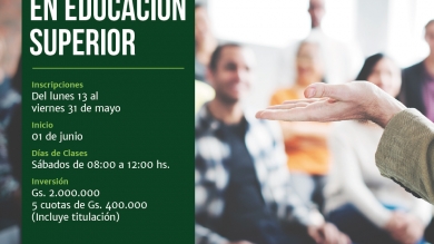 Capacitación Pedagógica en Educación Superior