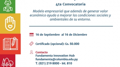 Cuarta Convocatoria para el curso Valor Compartido