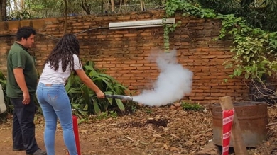 Alumnos practican Protocolo de Seguridad