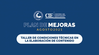 Taller 1: Condiciones técnicas en la elaboración de materiales educativos