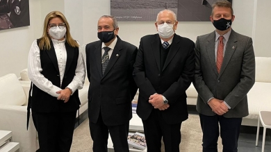 Dra. Estela González de Rojas, Dr. Emilio Lora-Tamayo D’Ocón, Dr. Roberto Elías Canese y Dr. Fernando De Saavedra