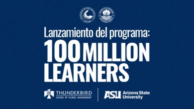 Lanzamiento del programa "100 Million Learners"