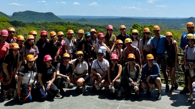 Experiencia Turística en la Eco Reserva Mbatovi, como parte de la extensión universitaria