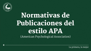 Normativas de Publicaciones del estilo APA