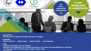 Tercer Foro Internacional de Administración
