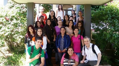 Alumnos de la Sede San Lorenzo visitan museo de la Estación Terrena de Telecomunicaciones