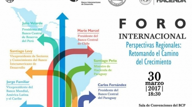 FORO INTERNACIONAL 65º ANIVERSARIO DEL BCP con presencia de alumnos de UCPY