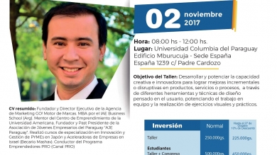 David Rodríguez Moreira, disertante del taller