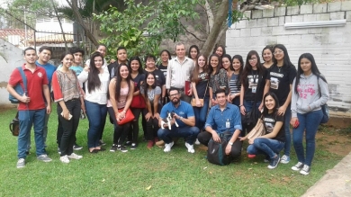 Estudiantes que participaron de la visita