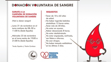La Universidad Columbia lanza campaña sobre Donación Voluntaria de Sangre