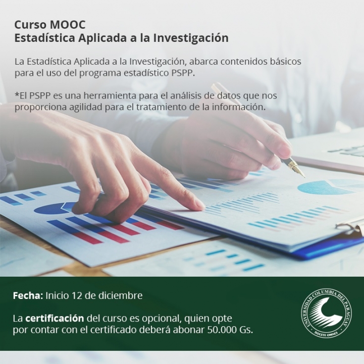 Curso MOOC de Estadística Aplicada a la Investigación