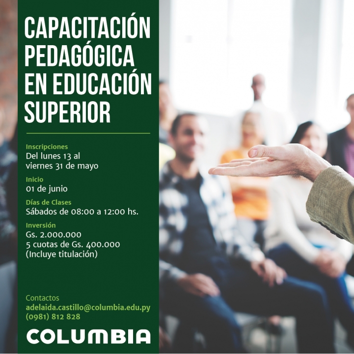 Capacitación Pedagógica en Educación Superior