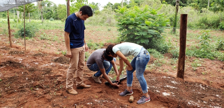 Práctica de Fisiología Vegetal en Piribebuy