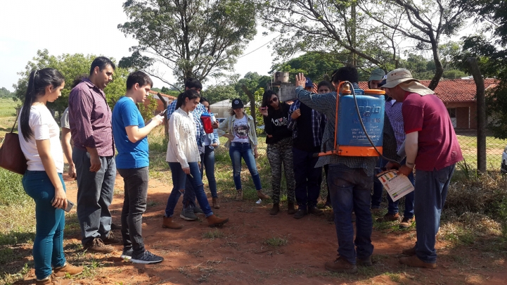 Práctica de Protección Vegetal en Caacupé