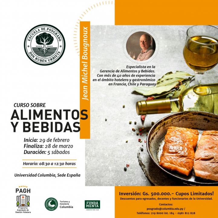 Curso de Alimentos y Bebidas