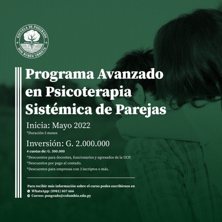 Programa Avanzado en Psicoterapia Sistémica para Parejas