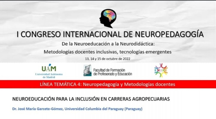  I Congreso Internacional de Neuropedagogía