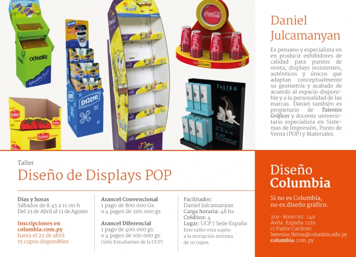 Diseño de Displays POP (Punto de venta) / CULMINADO