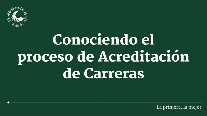 Conociendo el proceso de acreditación