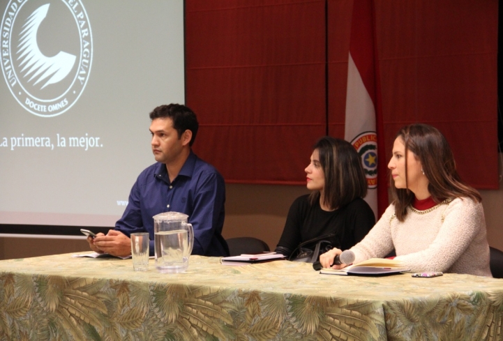 Néstor Noguera, Saira Baruja, Silvana Bogarín.