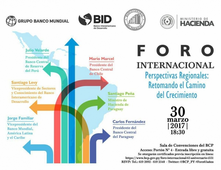 FORO INTERNACIONAL 65º ANIVERSARIO DEL BCP con presencia de alumnos de UCPY 