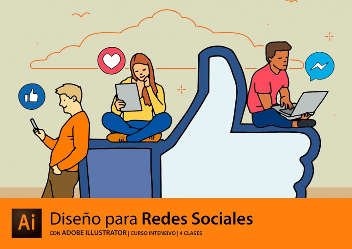 Diseño para Redes Sociales con Adobe Illustrator / CULMINADO